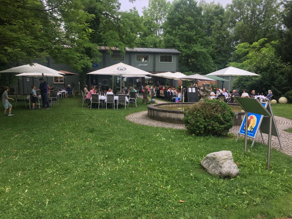 Blick auf Remise